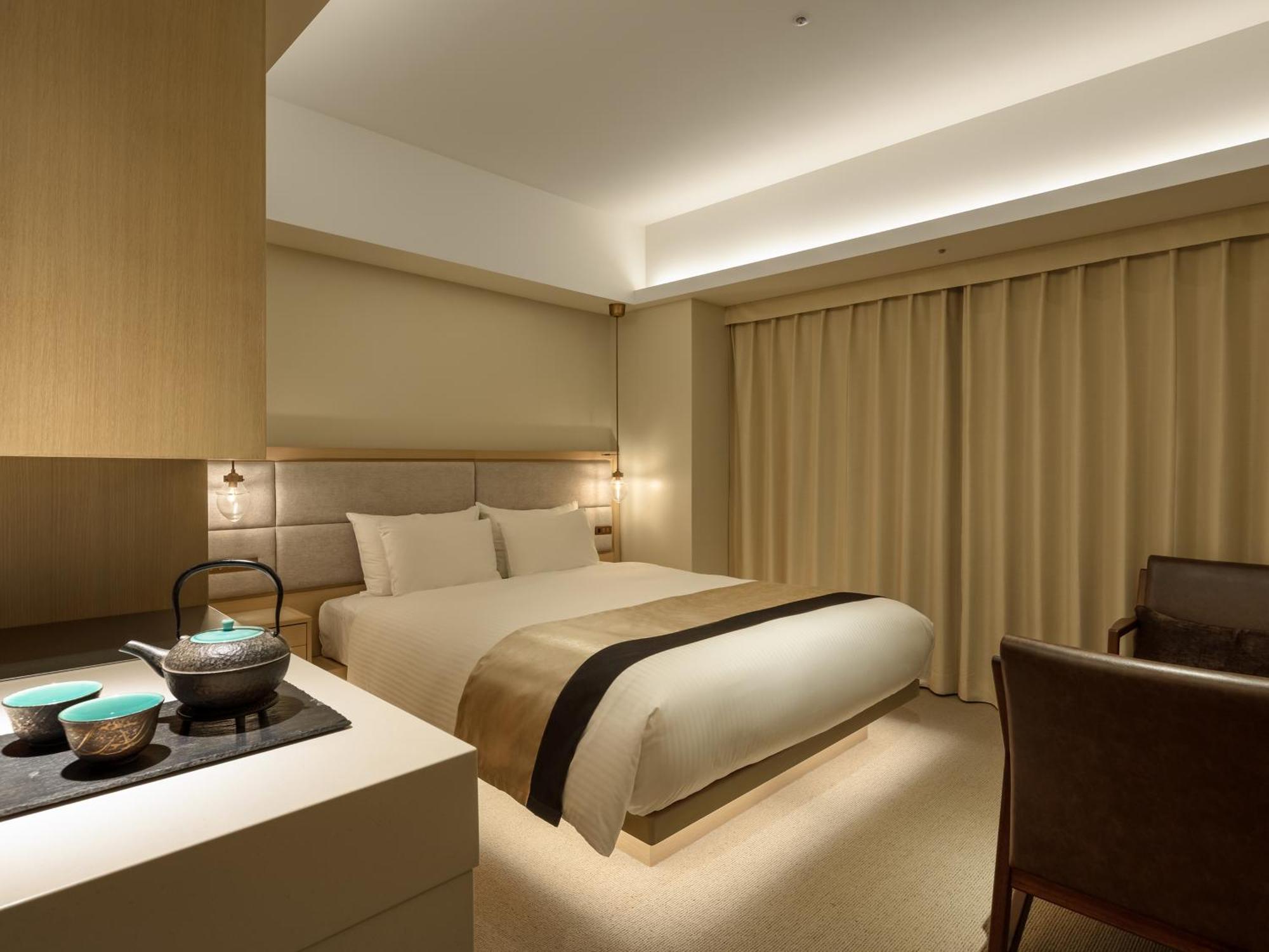 Hotel The Celestine Kyoto Gion Exterior foto A room at the hotel