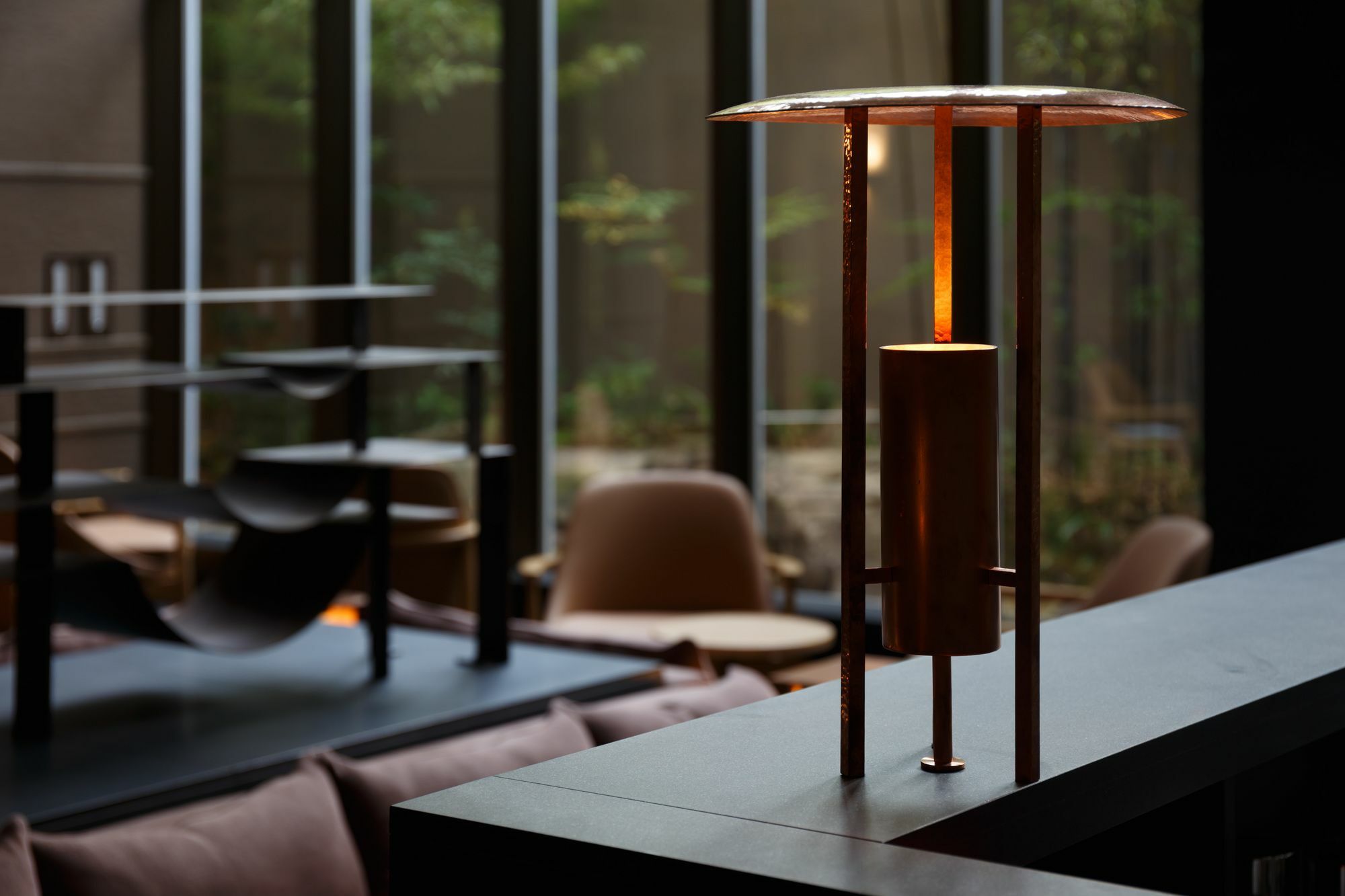 Hotel The Celestine Kyoto Gion Exterior foto A table lamp